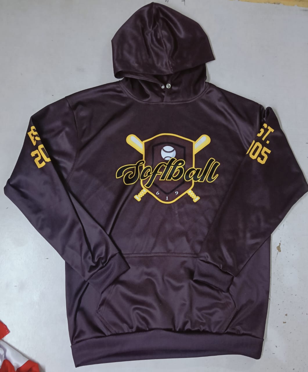 Softball 619 Fleece Pullover Sweatshirt