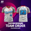 Custom Designed TEAM ORDER (California Made, dri-fit pullover)