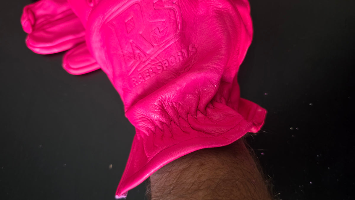 Pink - Breast Cancer Awareness Leather Work Gloves