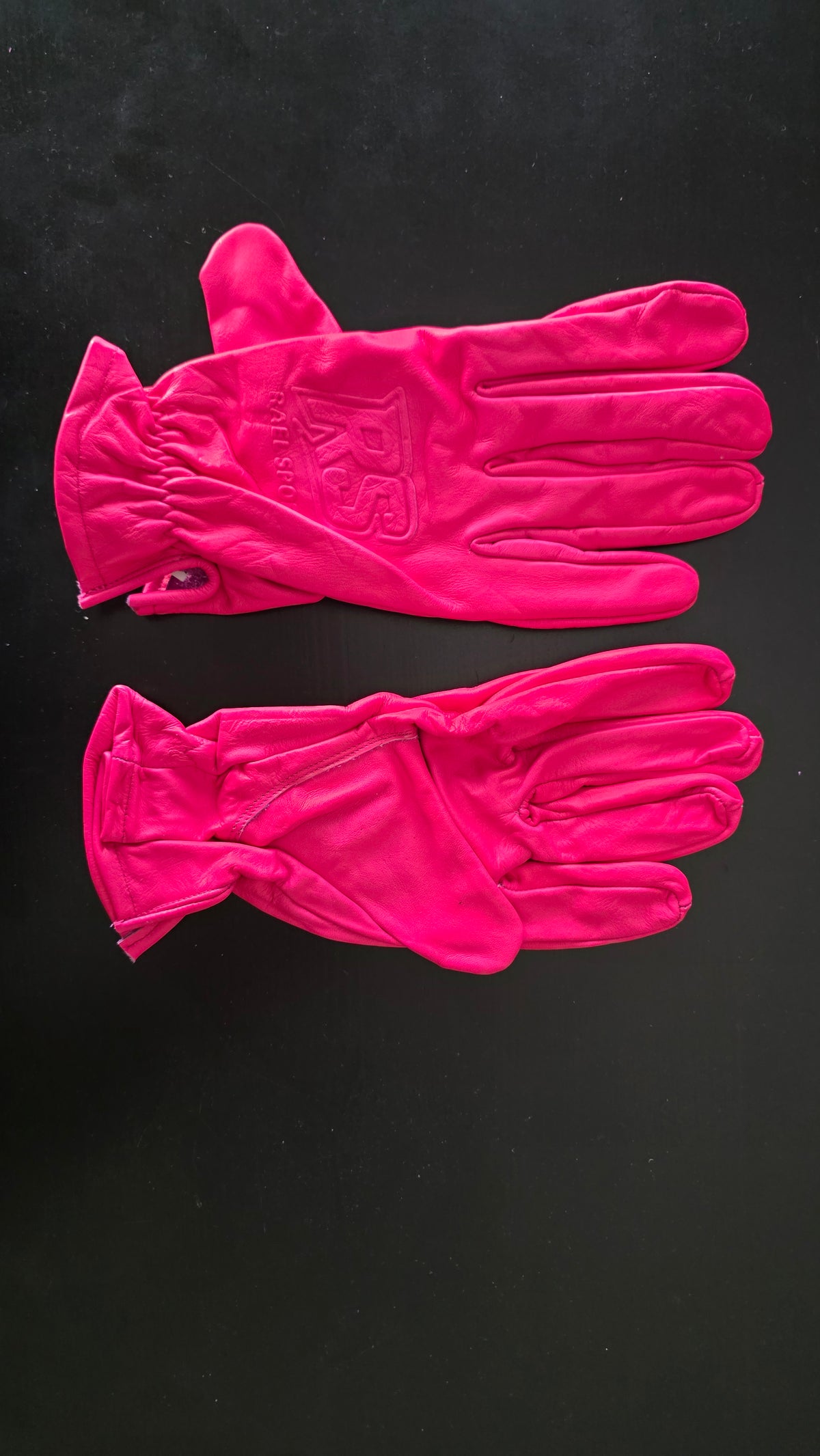 Pink - Breast Cancer Awareness Leather Work Gloves