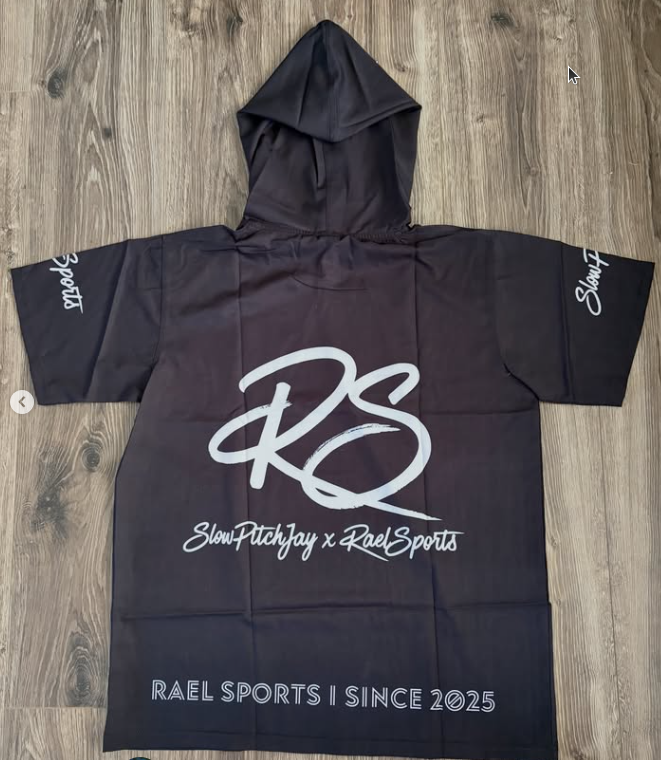 Slow Pitch Jay x Rael Sports - Short Sleeve Collab with hood