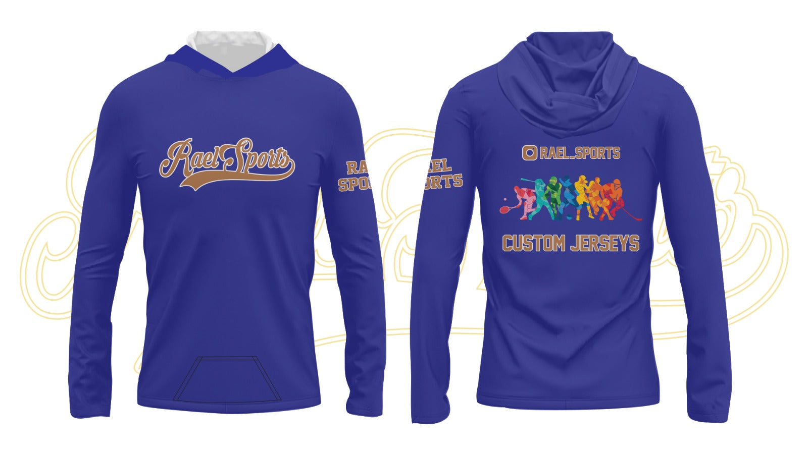 Rael Sports Long Sleeve Drifit Jersey Hoodie RS Merch